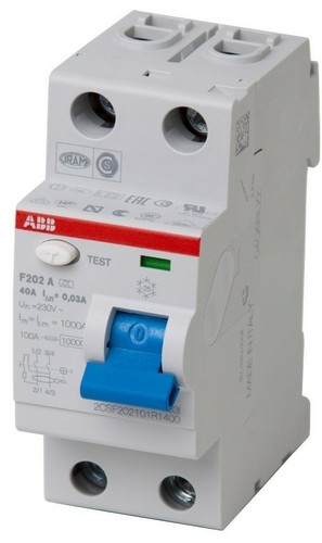 Abb schutzschalter f202a - fi,
