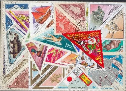 100 verschiedene dreieckige - verschiedene,