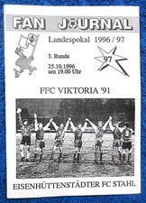 FC Viktoria Frankfurt Oder FCV - FC Stahl Eisenhüttenstadt 1996 - 1997 Pokal 3.R