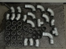 Wickelfalzrohr Spiro- Lüftungsrohr Bogen Verbinder Konvolt DN 80