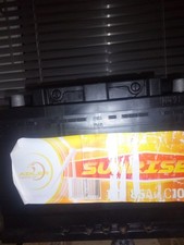 Autobatterie, Sunrise  C 100,  85ah 12v, Gr. L/B/H: 27,5cm 17,5cm 19,5cm