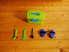 Putzbox grün mit Inhalt Putzzeug Putzkoffer Pferde