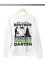 Vollzeit Rentner Gartenarbeit Garten +60 +70 Rente Bio Herren Pullover S-XXXL