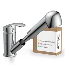 Wasserhahn Küche | herausziehbare Geschirrbrause | Küchenarmatur | 2 Funktionen