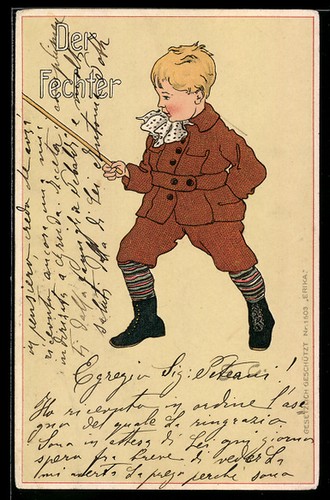 Künstler gertrud caspari - künstler-ak,