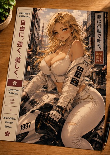 Anime girls poster japanischer - anime,