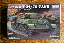 Hobby Boss Russian T-34/76 Tank 1/48 with full interior