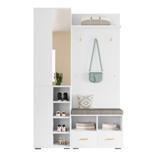 Wandgarderobe flurschrank mit - wandgarderobe,flurschrank,