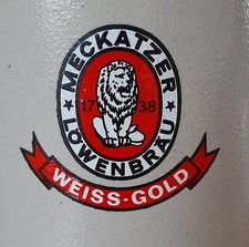Steingut Bierkrug 1 Liter