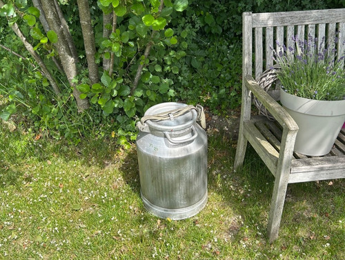 Milchkanne alu deko vintage - milchkanne,