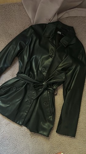 Zara kunstlederjacke s - kunstlederjacke, gr