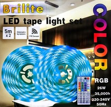 2x 5m LED RGB Strip Set