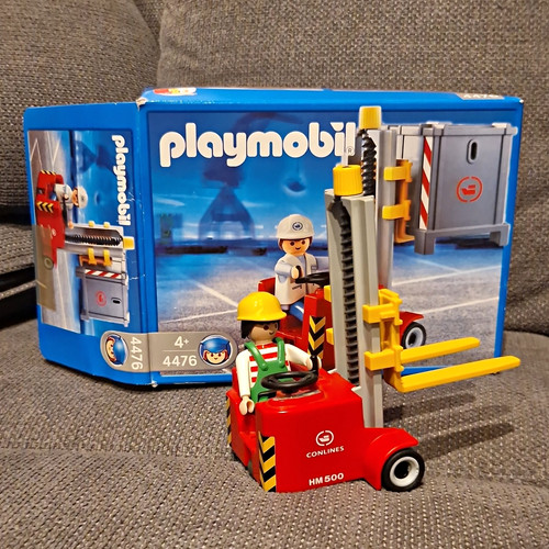 Playmobil 4476 gabelstapler - playmobil,
