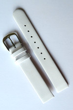 Uhrband Leder WEISS 14 mm