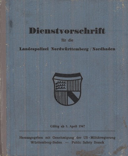 Dienstvorschrift für die