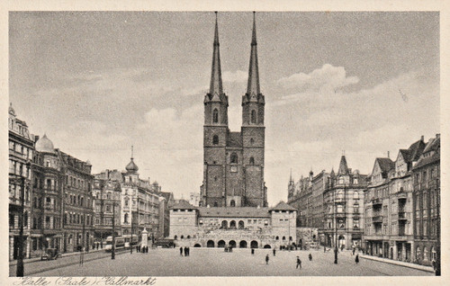 Halle saale hallmarkt ca - halle, saale,