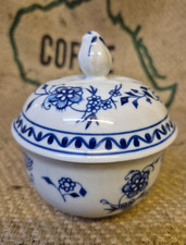 Kahla Zuckerdose Ø10cm Zwiebelmuster Porzellan Geschirr DDR