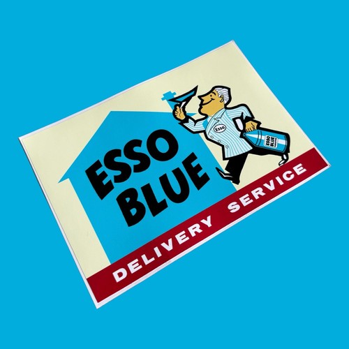 Esso blue man - man, lieferservice