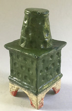 Spielzeug Biedermeier uralt Pappmache Puppenstuben-Kachelofen Cartapesta ~1880