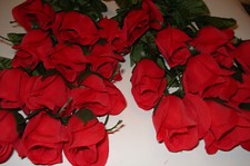 12 Stk Seidenblumen Seidenrose