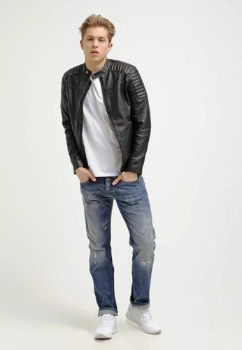 Herren lederjacke royal - herren,
