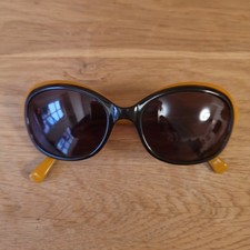 Eschenbach Sonnenbrille Damen, Form retro, Farbe schwarz/orange