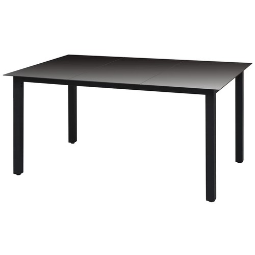 Gartentisch schwarz glas - gartentisch,