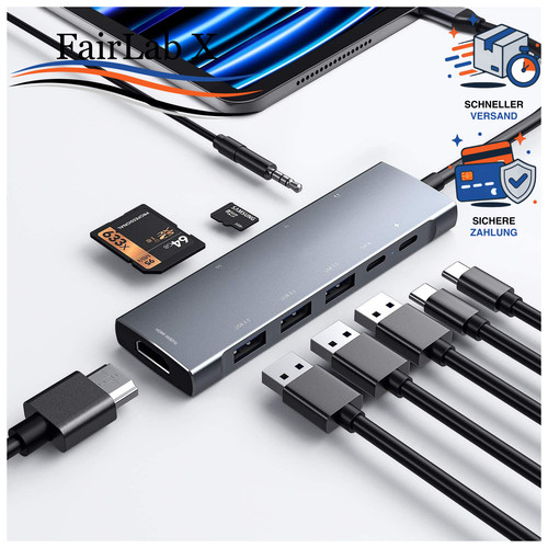 Usb hub 1 adapter - c, 4k