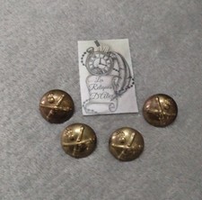 4 Uniformknöpfe Französische Artillerie ohne Marke 20mm