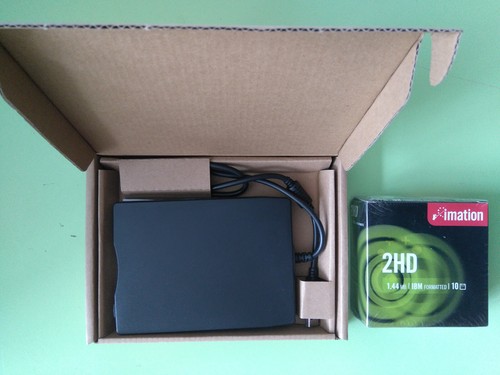 External floppy disc drive - external,