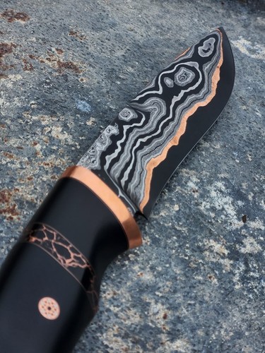 Handmade copper damascus steel - copper,