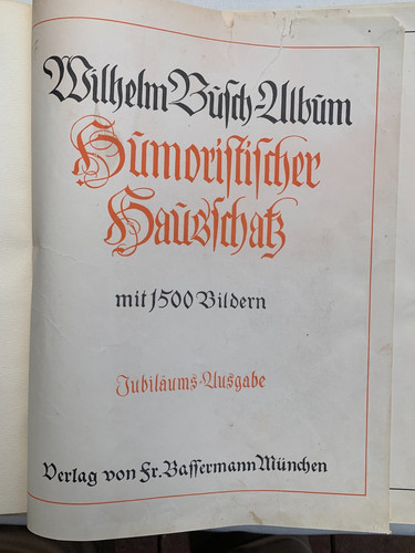 Wilhelm busch album - wilhelm,
