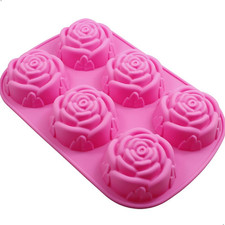 Silikonform Rosen für Kuchen