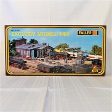 FALLER H0 B-988 Bausatz Exclusiv 1988 Bahnbetriebswerk + B-141, B-164, B-147 OVP