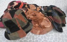 Restposten Fischerhüte Leder Patchwork 15 St  Gr.56/57 wandern Angeln Freizeit