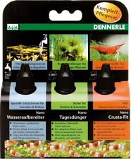 Dennerle Nano Pflegeset 3x 15 ml Dünger Wasseraufbereiter Vitalstoffe Aquarium