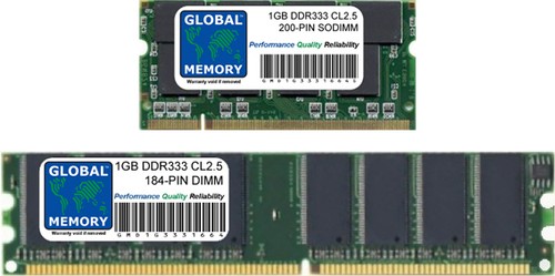 Global memory 2gb - global, ddr-333
