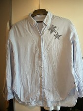 River Woods Bluse Hellblau Gr