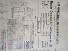 Altes Schnittmuster für