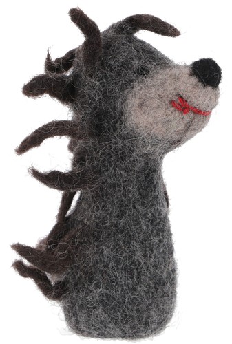 Handgemachte fingerpuppe aus - handgemachte,