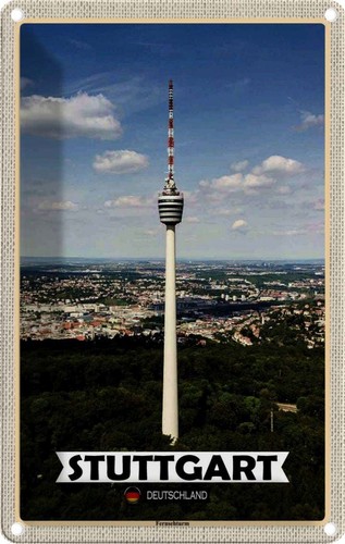 Blechschild 30x20 stuttgart - cm,