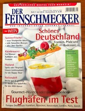 DER FEINSCHMECKER 7/2010 SCHÖNES DEUTSCHLAND MIT WEIN KLEINBRAUEREI GOURMET