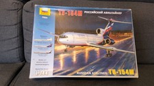 Modellbausatz Zvezda 1:144 Russian Airliner TU-154M