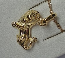 Miniatur Löwe König Löwen Anhänger aus 333 8kt Gold Neu Gelbgold mini ♦️♦️ 8343