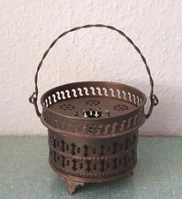 Antikes Ostfriesen Messing Stövchen 50/60er MID CENTURY Rechaud 12,5 cm 