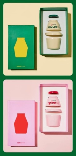 Koreanische bananenmilch - koreanische,