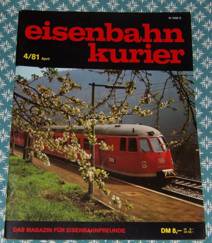 Eisenbahn kurier 1981 - eisenbahn, 4/1981
