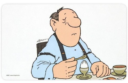 Loriot mann schneidebrett - loriot, a