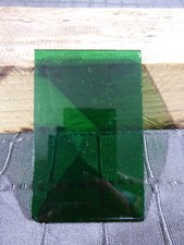 Altes Glas Grün Glasscheibe grün 57,5 x 91 mm Ersatzglas Ersatzscheibe