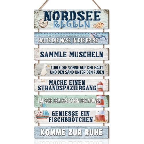 Strandschild nordsee regeln - nordsee,
